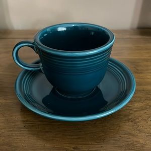 Fiestaware Limited Edition Juniper Teacup and Saucer